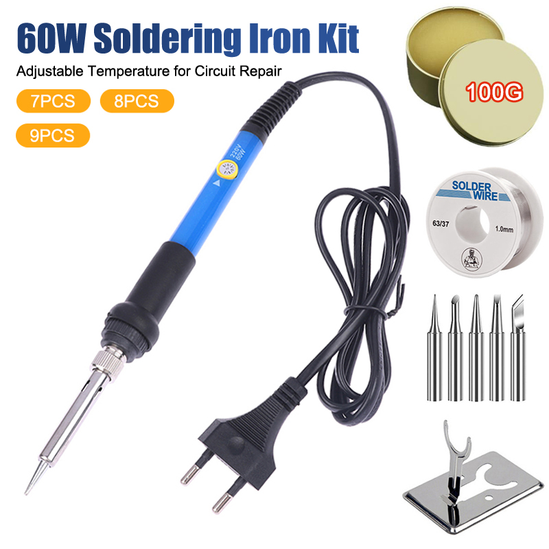 Diy Electronics Hobby - Adjustable Temperature 220V 60W Soldering Iron