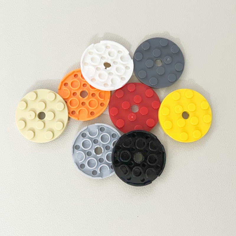 Diy Lego Electronics - Lot 60474 Plate Round 4 x