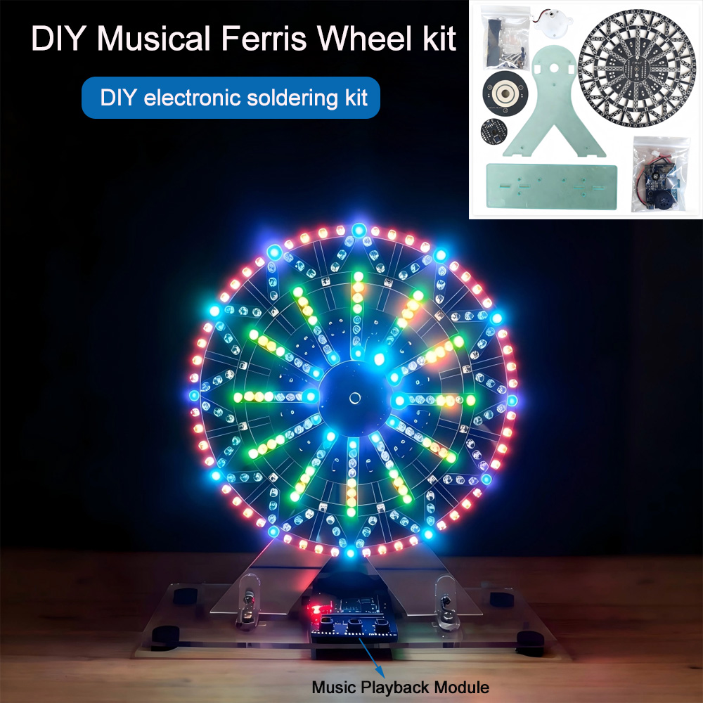 Diy Electronics Kits For Kids - Diy electronic kits LED-Lit Musical Ferris
