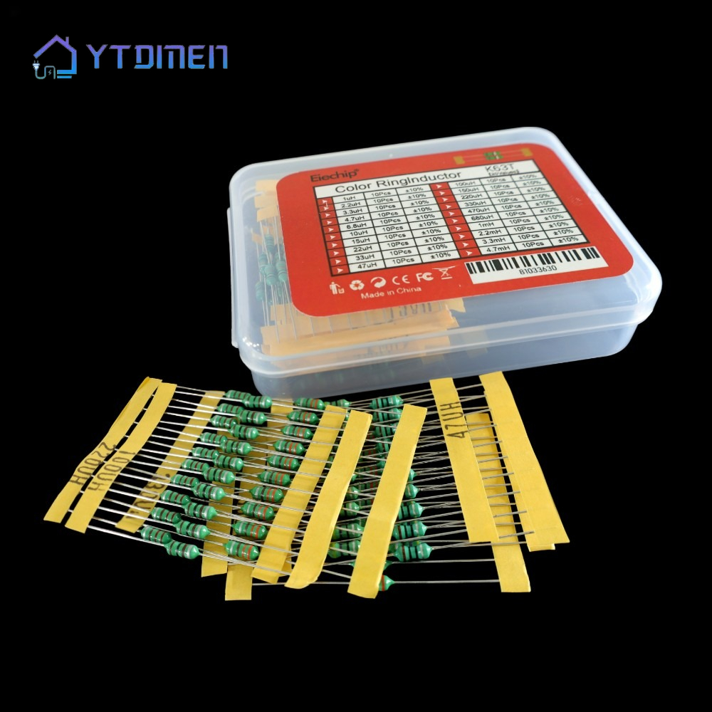 Diy Electronics Com - 200pcs 1/2W 0410 Color Ring Inductor