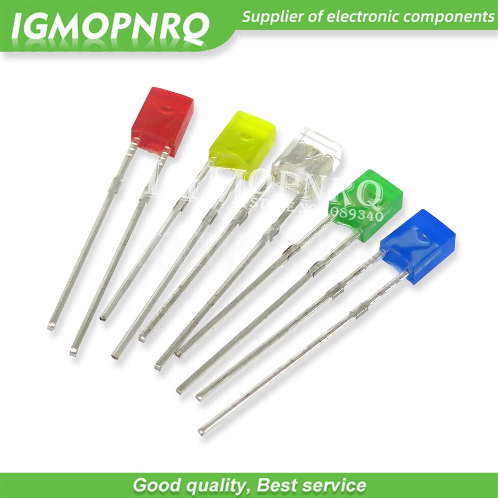 Diy Electronics News - 100PCS 2X3X4 2X5X7 square LED 234