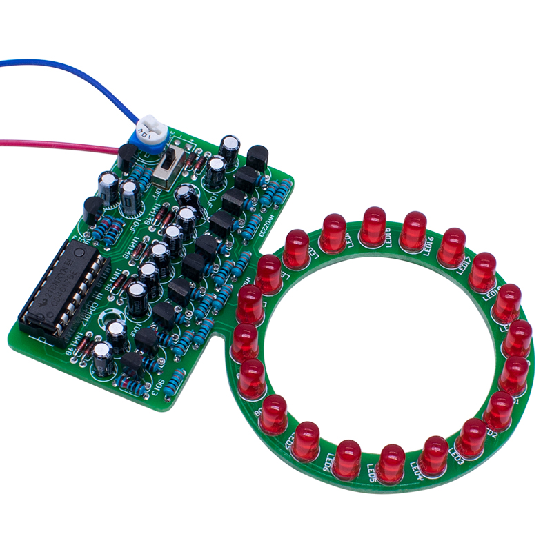 CD4017 Ring Gradient LED Flowi - Diy Electronics Kits For Kids review and price
