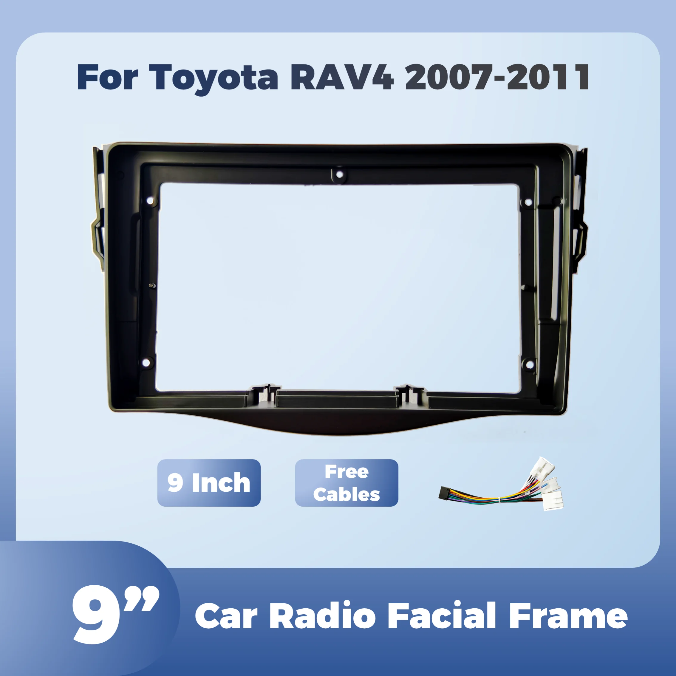 Vehicle radio Fascia 9 inch Fr - Diy Electronics Radio review and price