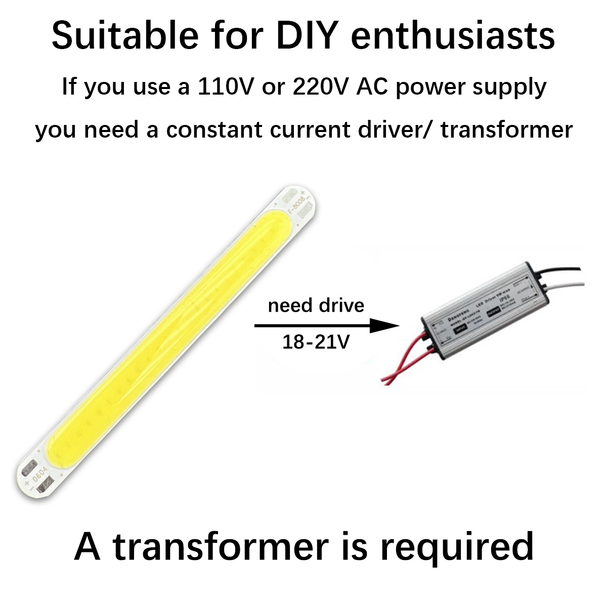 10PCS New 80x8mm 18-21V DC 6W  - Diy Electronics News review and price