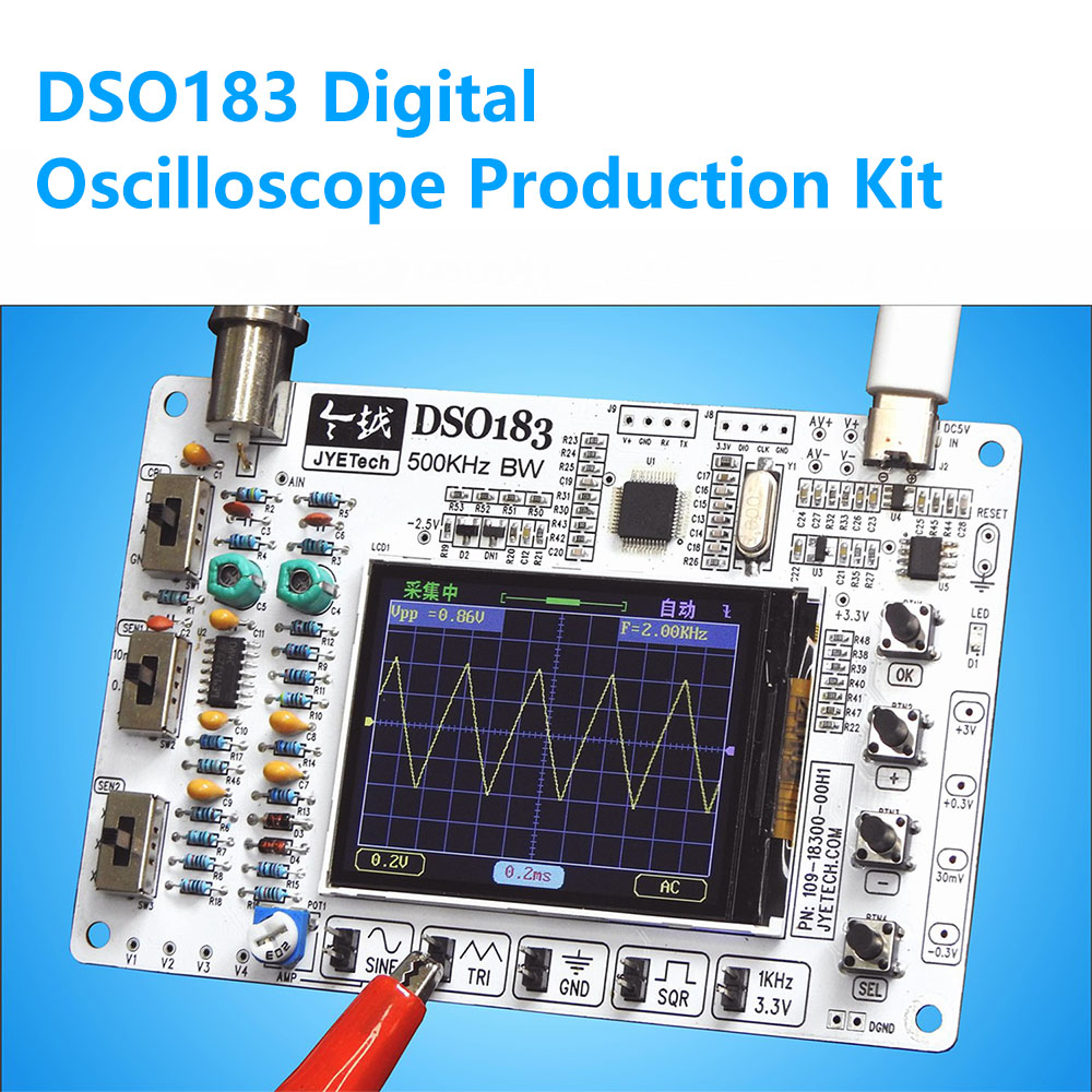 DC 5V DSO183 Digital Oscillosc - Diy Electronics Kits For Beginners review and price