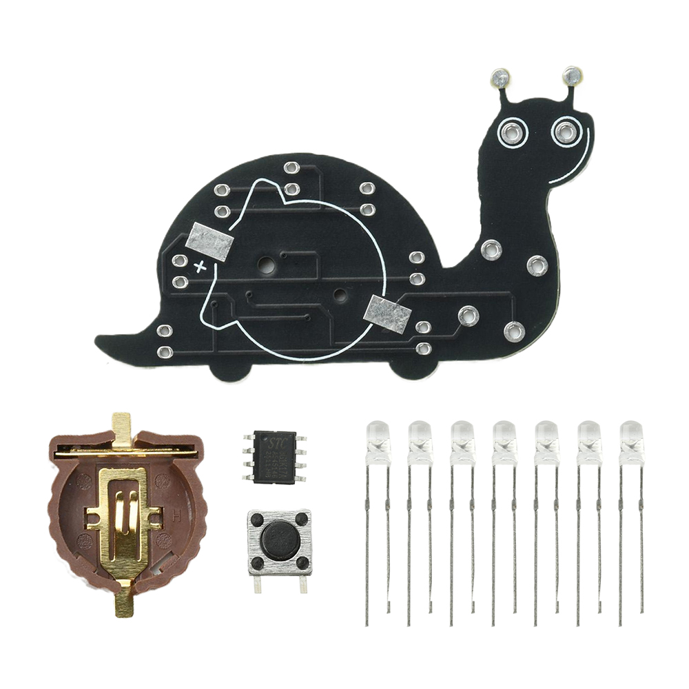 Snail LED Flowing Light Solder - Diy Electronics Kits For Beginners review and price