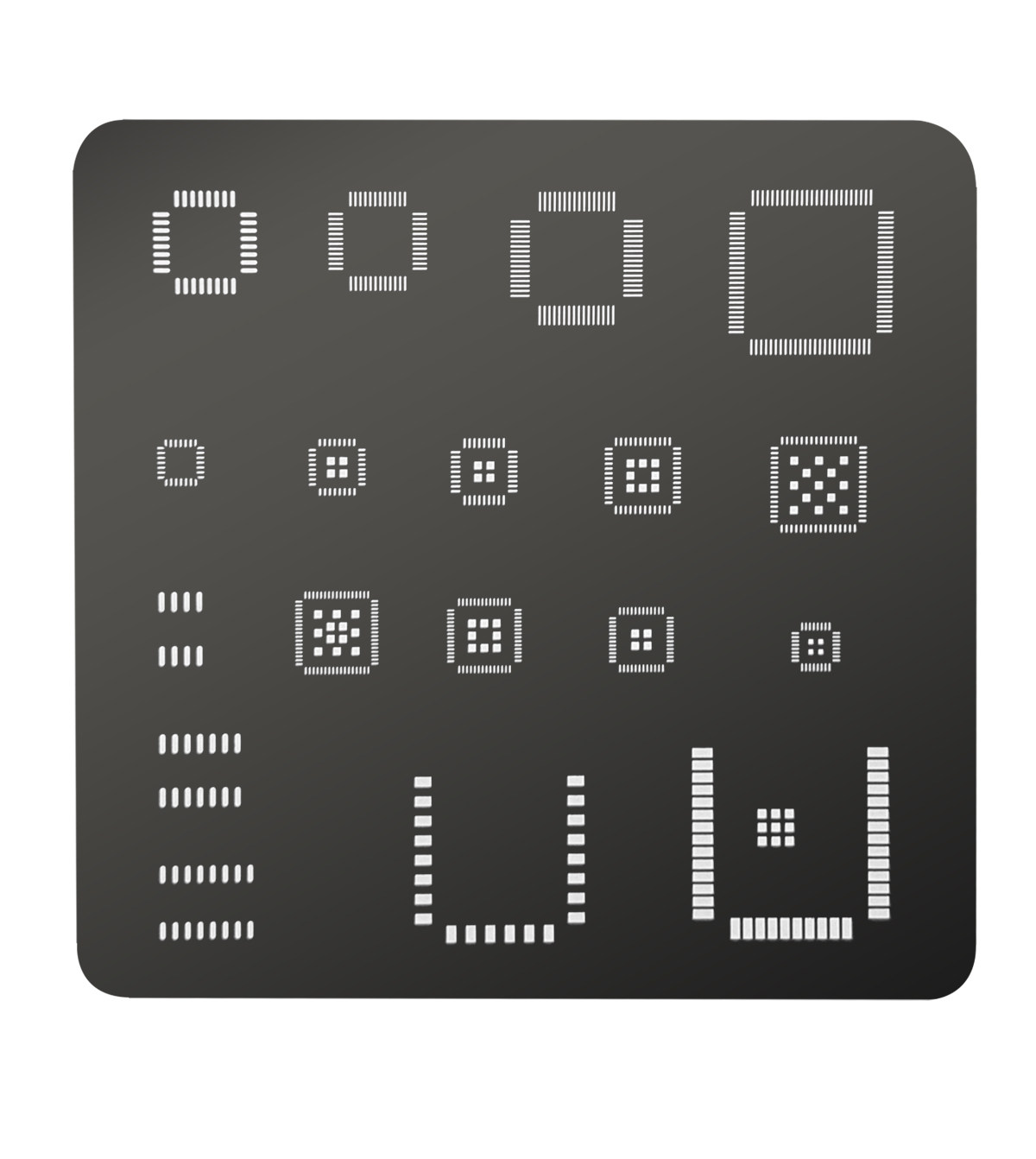 Universal IC Stencil QFP QFN S - Diy Electronics Hobby review and price