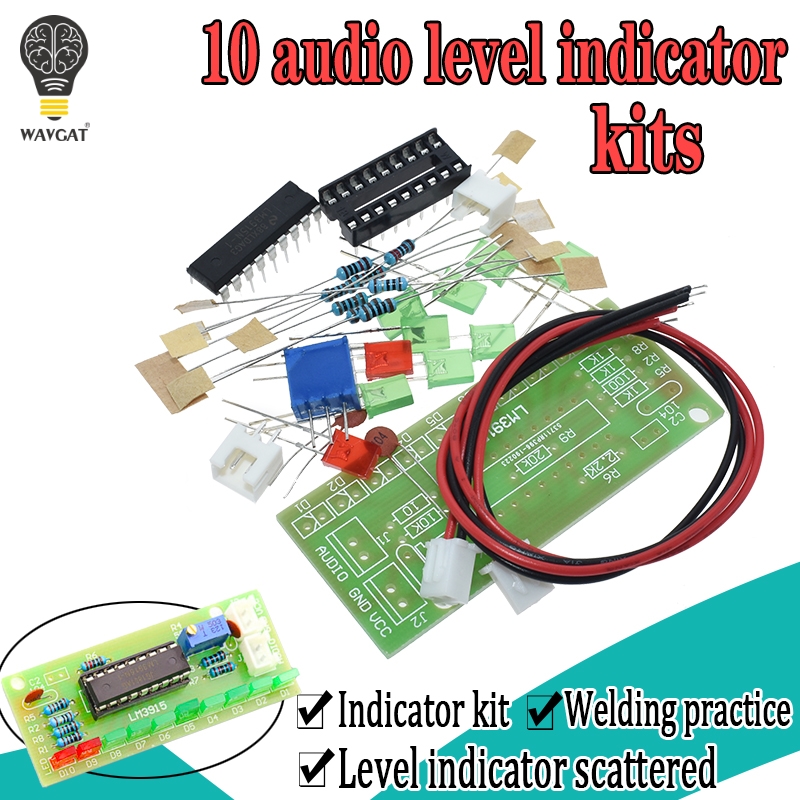 LM3915 DC 9V-12V 10 LED Sound  - Diy Electronics Lab review and price