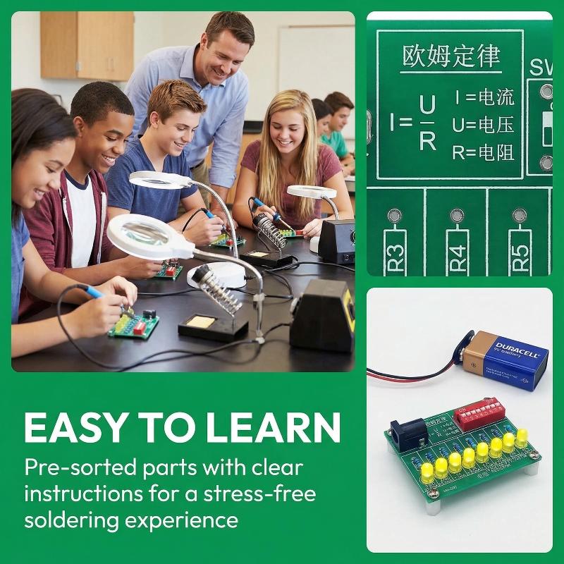 Electronic DIY Soldering Pract - Diy Electronics Kits For Beginners review and price