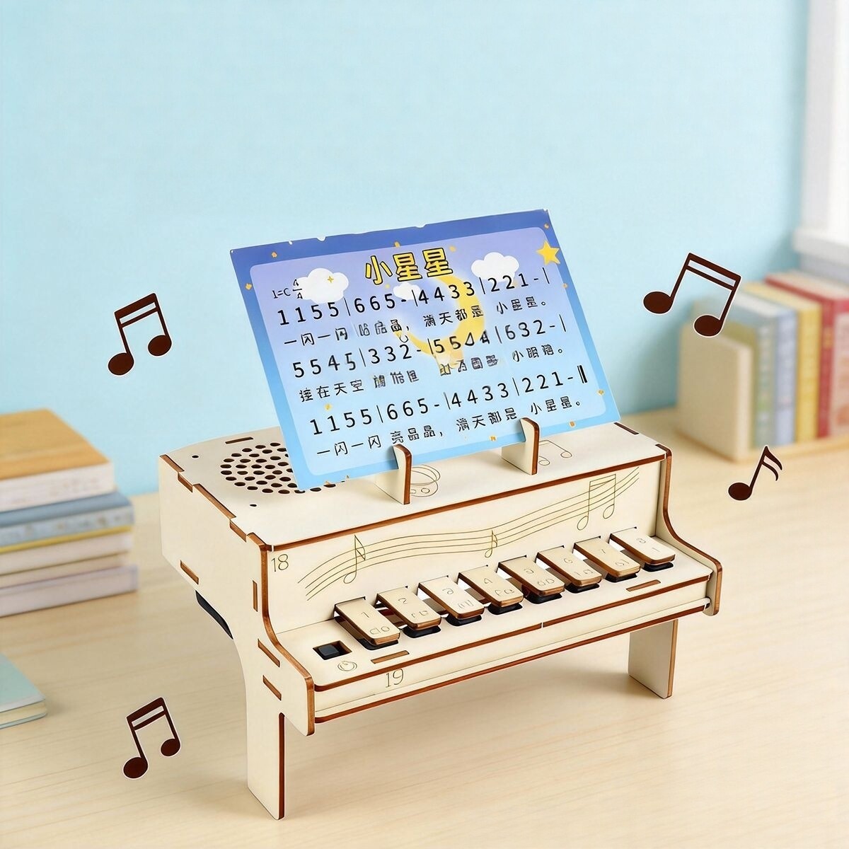 DIY Wooden Electronic Piano Mo - Diy Electronics Com review and price