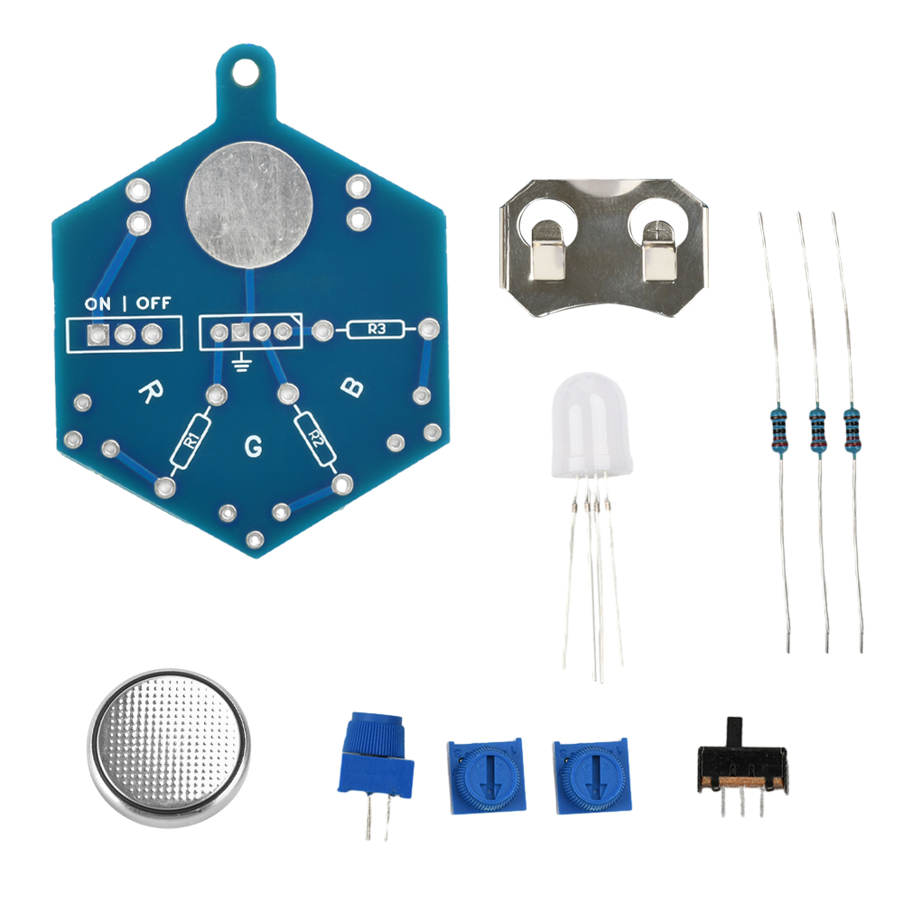 RGB LED Light Circuit Board We - Diy Electronics Kits For Beginners review and price