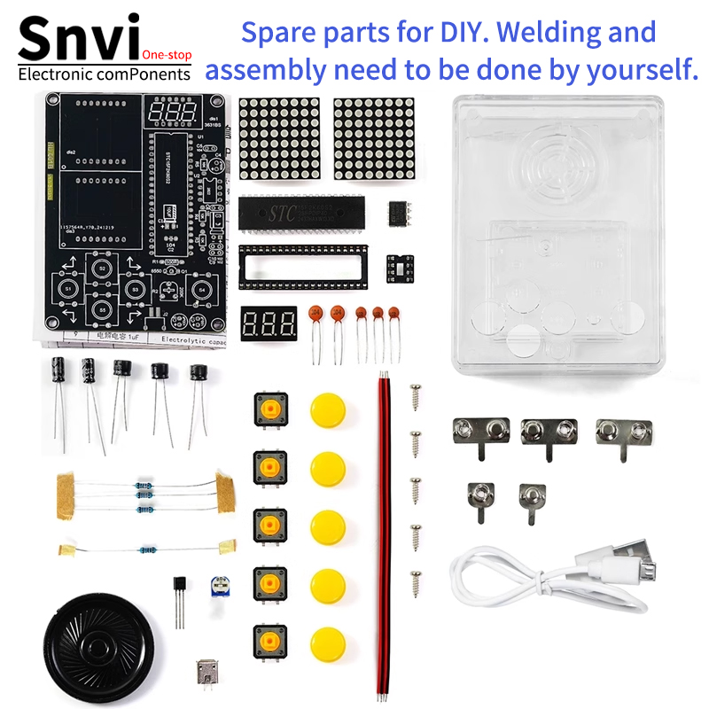 Snvi DIY Pixel Game Console Ki - Diy Electronics Kits For Kids review and price