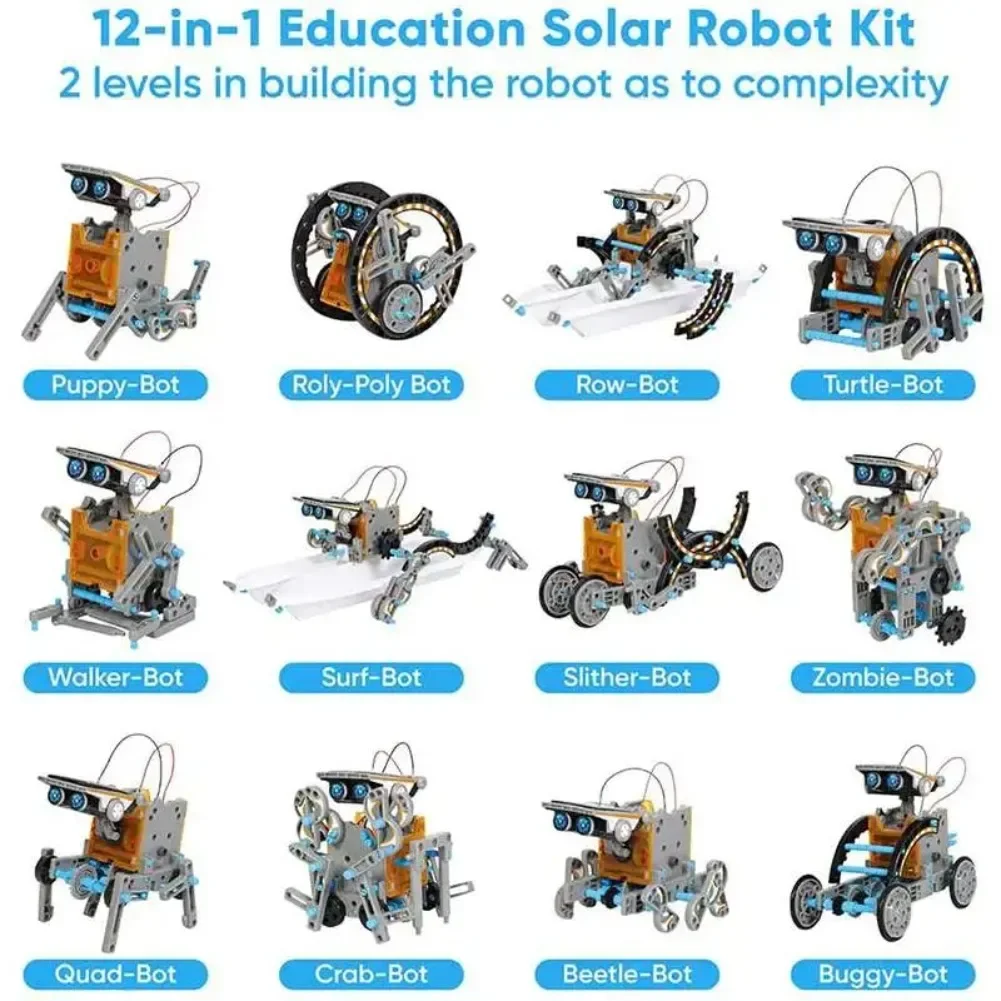 13 in 1 Solar Powered Robot Sc - Diy Electronics Kits For Kids review and price