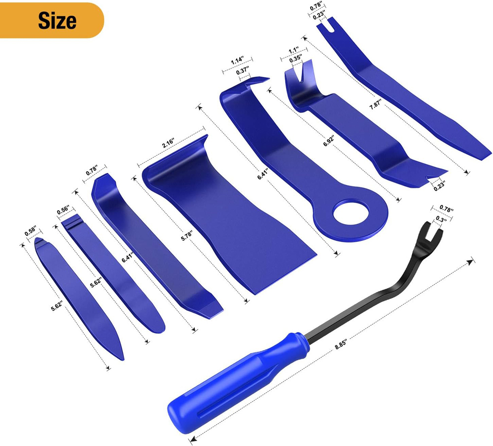 8PCS Auto Trim Scratch Removal - Diy Electronics Radio review and price