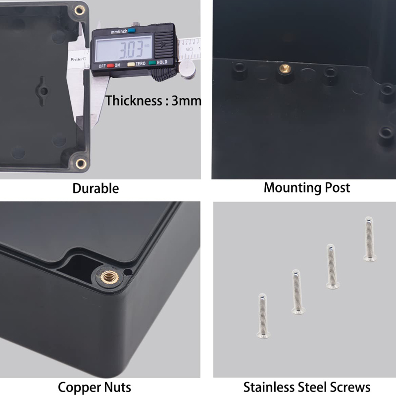 Waterproof Junction Box ABS Pl - Diy Projects With Electronics review and price